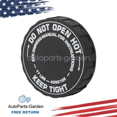 Radiator Cap Coolant Cap Fit for Chrysler Jeep Dodge Ram 4596198 - Image 1 of 4