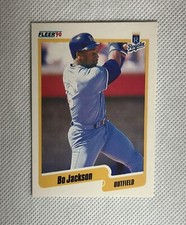 1990 Fleer Bo Jackson #110 Baseball Card Kansas City Royals