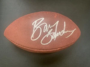 Barry Sanders Signed Wilson NFL Football - COA - Picture 1 of 4