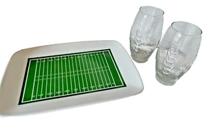 Plato de fútbol americano/seguro para horno BIA/vasos de fútbol/ - Imagen 1 de 5