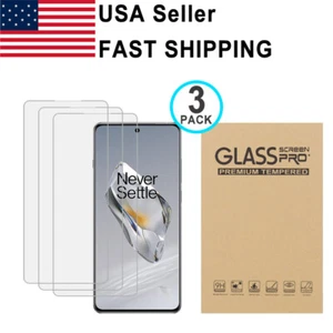3PK Tempered Glass Screen Protector For OnePlus 12 12R - Picture 1 of 3