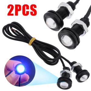 2x 10W 12V Blue 1/2" NPT Boat Drain Plug Light Lamp For Marine Underwater Fish - Foto 1 di 8