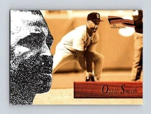 1996 Pinnacle OZZIE SMITH St. Louis CARDINALS Aficionado Baseball Card MLB #5 - Foto 1 di 3