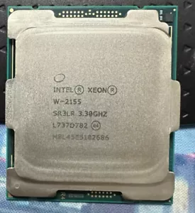 Intel Xeon w-2155 CPU Processor 3.30ghz 10-Core c422 For Motherboard FCLGA 2066 - Bild 1 von 2