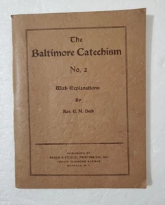 1929 Baltimore Catechism No. 2 Doctrine Roman Catholic Old Pre Vatican II - Picture 1 of 11