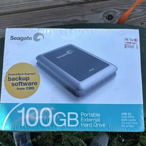 Seagate 100 Gb Portable External Hard Drive - Picture 1 of 6