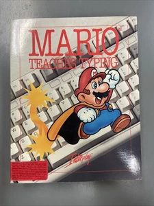 Mario Teaches Typing 3.5” & 5.25” Computer Disks IBM/Tandy/DOS 3.1 Complete - Picture 1 of 3