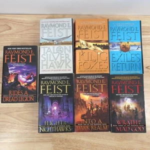 Darkwar Saga + Conclave of Shadows Raymond E Feist PB Books Lot of 7 - Picture 1 of 12