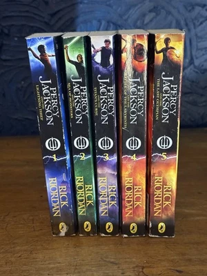 Percy Jackson Series Complete 5-Book Set by Rick Riordan, Paperback - Image 1 of 4