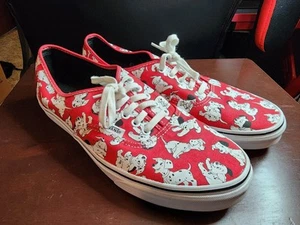 Vans X Disney 101 Dalmations Sneaker Freizeitschuhe Herren Größe 12 Rot Schnürschuhe - Bild 1 von 16