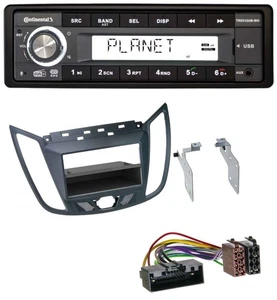 Continental USB 1DIN AUX DAB MP3 Autoradio für Ford C-Max / Kuga - dunkelgrau - Bild 1 von 9