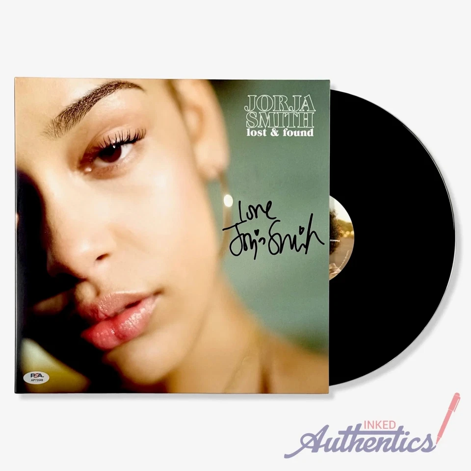 Jorja Smith 签名亲笔签名乙烯 LP “Lost & Found” PSA/DNA 认证 — 第 1/1 张图片