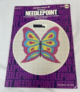 Columbia-Minerva Beginner’s Needlepoint Book #207 Margaret Boyles 1974 Stitches - Picture 1 of 7