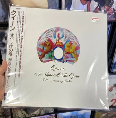 Queen A Night At The Opera 50th Anniversary Edition Japan LP Vinyl  Japanese Obi - Image 1 of 2