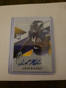 Jerick McKinnon 2014 Panini Absolute Spectrum púrpura novato automático 3/99 #160 radiocontrol - Imagen 1 de 2