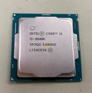 Intel Core i5-8600K SR3QU 3.6GHz 6 Cores 6 Threads 9MB 95W LGA1151 CPU Processor - Picture 1 of 4