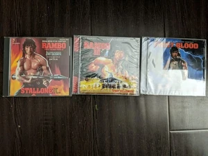 Rambo First Blood Part I II And Iii - Soundtrack CD 1988 Made In West Germany - Imagen 1 de 3