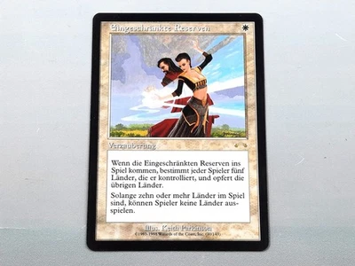 MTG - EXODUS (BB/'98) - LIMITED RESOURCES - EINGESCHRÄNKTE R. /RARE/NEVER PL./NM - Bild 1 von 4