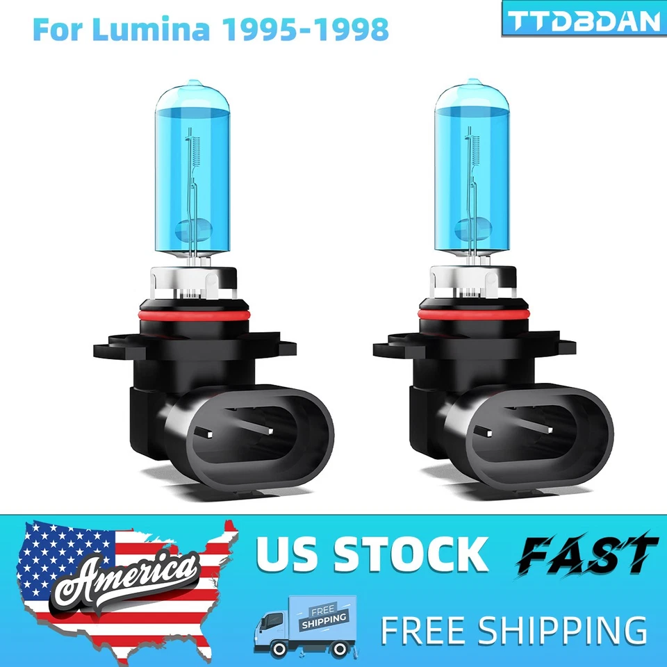 For Chevrolet Lumina 1995-1998 9005 HB3 Halogen Headlight Bulbs High/Low Beam - Image 1 of 4