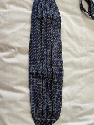 Juego de pajarita Robert Talbott azul gris-100 % seda-ajustable Foto 1 de 4