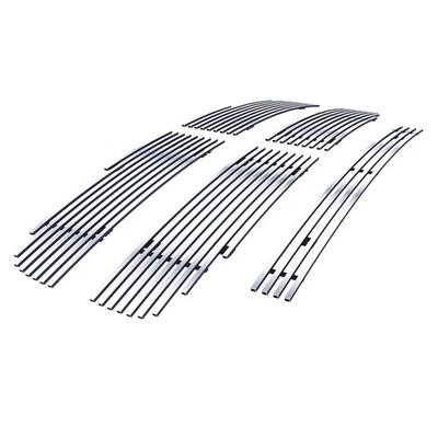 Combo de inserción de rejilla de billet cromada de acero inoxidable para Dodge Ram 2006-2008 Foto 1 de 4