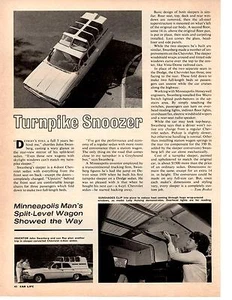 1962 CHEVROLET GETEILTER EBENENWAGEN ~ COOLER ARTIKEL / AD - Bild 1 von 1