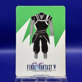 Armor Black Cowl No.194 Final Fantasy 5 V Card TCG PS Games Famicom Japanese