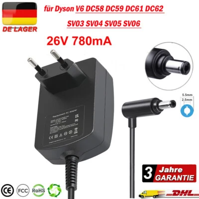 Ladegerät Für Dyson Cordless V8 V7 V6 SV03 SV04 SV06 SV07 SV09 SV10 SV11 DC58 DE - Bild 1 von 4