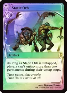MTG - Static Orb - Foil - Future Sight Frame - MB2 - Magic the Gathering - Picture 1 of 3