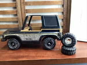 Vintage Tonka Bronco Truck MR-970 Black Gold With Spare Tires - Picture 1 of 13