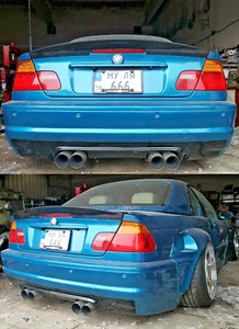 BMW E46 convertible convertible rear trunk spoiler CSL lip ABS plastic - Picture 1 of 14
