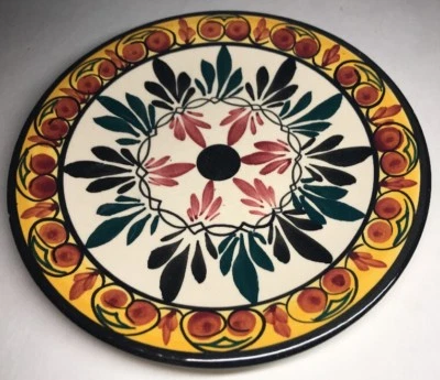 Lot De 7 Anciennes Petites Assiettes Signées St Jean De Bretagne 1959 D 19 Cm - Photo 1/4