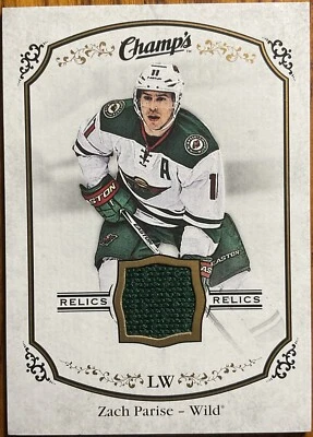 2015-16 Upper Deck Champ’s Jerseys Zach Parise #J-ZP Minnesota Wild - Image 1 of 2