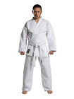 Karate Gi Traditional von Kwon in weiß 110-210cm. Karateanzug, 100% Baumwolle