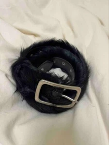 Dries Van Noten 23Aw Fur Belt Men Limited Edition Designer Rare Model - Picture 1 of 4
