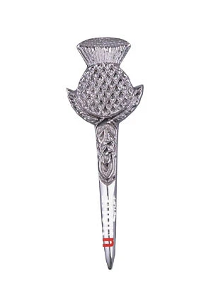 "Alfiler escocés de 4"" de largo con diseño de gaita Highland para hombre" Foto 1 de 3