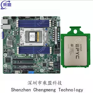 Asrock ROMED8U-2T+AMD EPYC 7402P 24 cores 48 threads 2.8GHz combination - Picture 1 of 1
