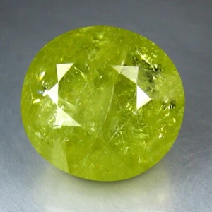 12.38 CT 13X12MM OVAL, WONDERFUL FIRE SPARKLING UNHEATED GROSSULAR MALI GARNET - Picture 1 of 3