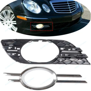 RH Front Fog Light Grille Molding Trim For Mercedes Benz W211 E E350/550 2007-08 - Picture 1 of 4