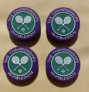 4er Set Wimbledon Dämpfer Stoßdämpfer für Tennisschläger - Bild 1 von 3