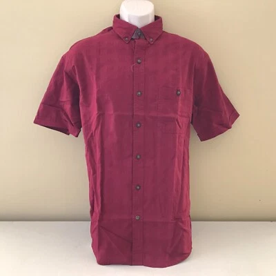 G.H. Мужская дышащая легкая рубашка с коротким рукавом на пуговицах Bass & CO размер M - Изображение 1 из 4