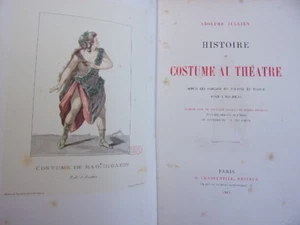 GESCHICHTE DER KOSTÜME IM THEATER Adolphe Jullien 1880. illustriert in4 - Bild 1 von 12