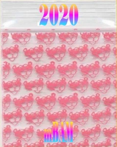 "Confezione da 100 PACK PANTHER ROSA 2020 Apple Zip Baggies 2.0X2.0" Mini BORSE POLI - Foto 1 di 11
