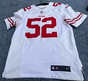 Nike Elite Authentic Patrick Willis SF 49ers Jersey Mens Size 40 #52 ON FIELD , - Picture 1 of 23