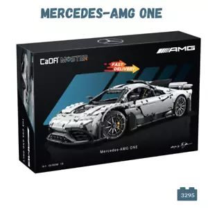 NISB Licensed Mercedes-AMG ONE, Technic Race Car with RC, LED lights, 1:8 Scale - Picture 1 of 14