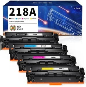 (NO CHIP) 218A 4-pak wysokowydajnych kaset z tonerem zamiennik dla HP 218A W21... - Zdjęcie 1 z 2