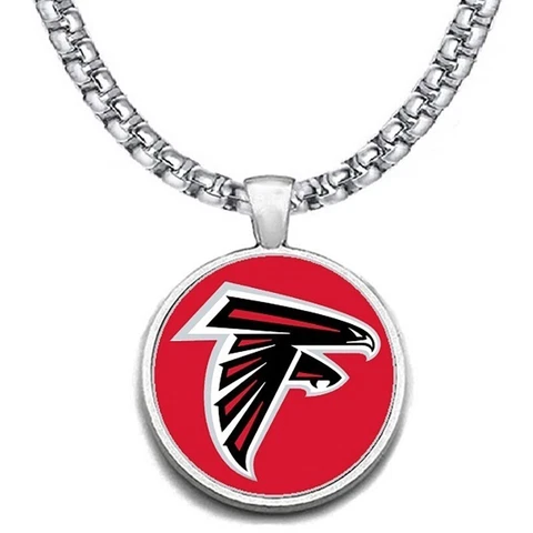 Atlanta Falcons Mens Womens Stainless Steel 20" Chain Link Pendant Necklace D30 Cover
