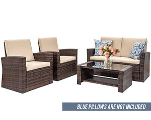Tortuga Outdoor Sea Pines Resin Wicker Patio Furniture Set With Sofa -  Modern Wicker, LLC