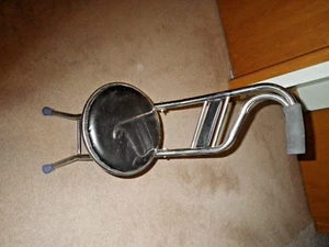 Bastón bastón vintage de metal y aluminio con asiento silla plegable peso ligero - Imagen 1 de 11