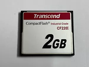 Transcend TS2GCF220I 2GB Industrial Grade Compact Flash CF Card 220X CF220I - Picture 1 of 6